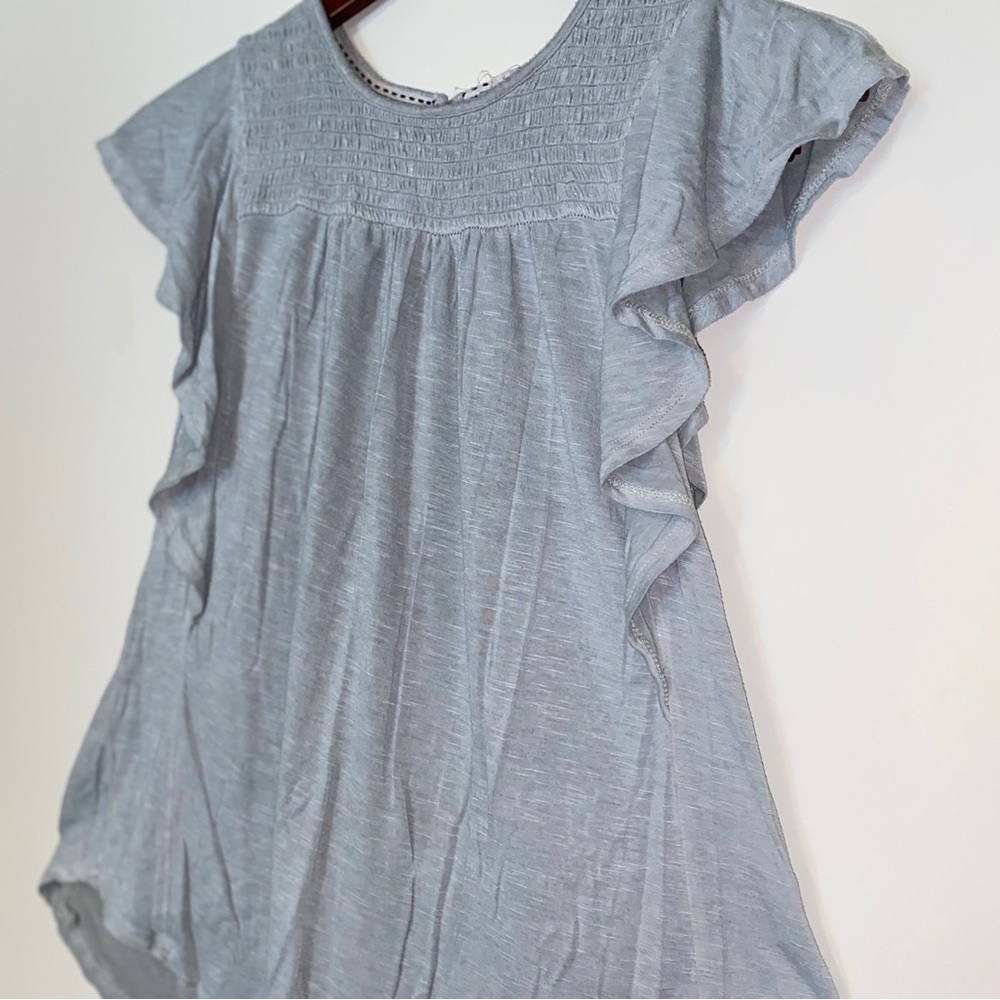 Rewind Soft Gray Textured Shirt - Picture 2 of 8